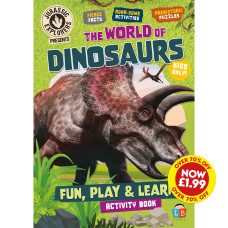 The World of Dinosaurs by JurassicExplorers, Fun Play & Learn Activity Book 2022