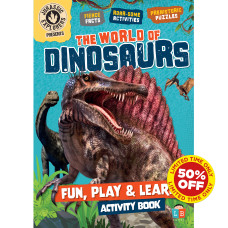 The World of Dinosaurs by JurassicExplorers, Fun Play & Learn Activity Book 2023
